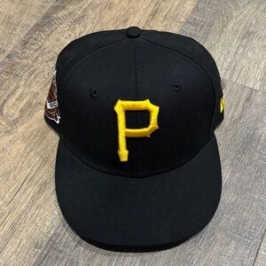 Pirates Black Cap with Yellow Logo